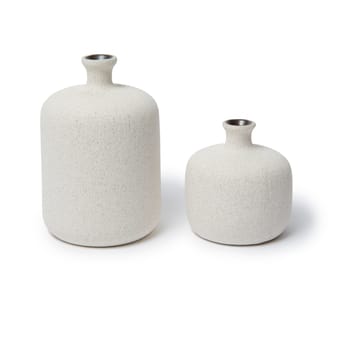 Jarrón Bottle - Sand white, medium - Lindform