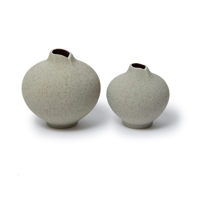 Jarrón Line, Sand grey, small Lindform