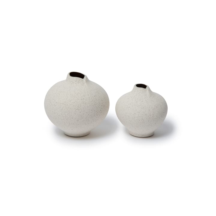 Jarrón Line, Sand white, small Lindform