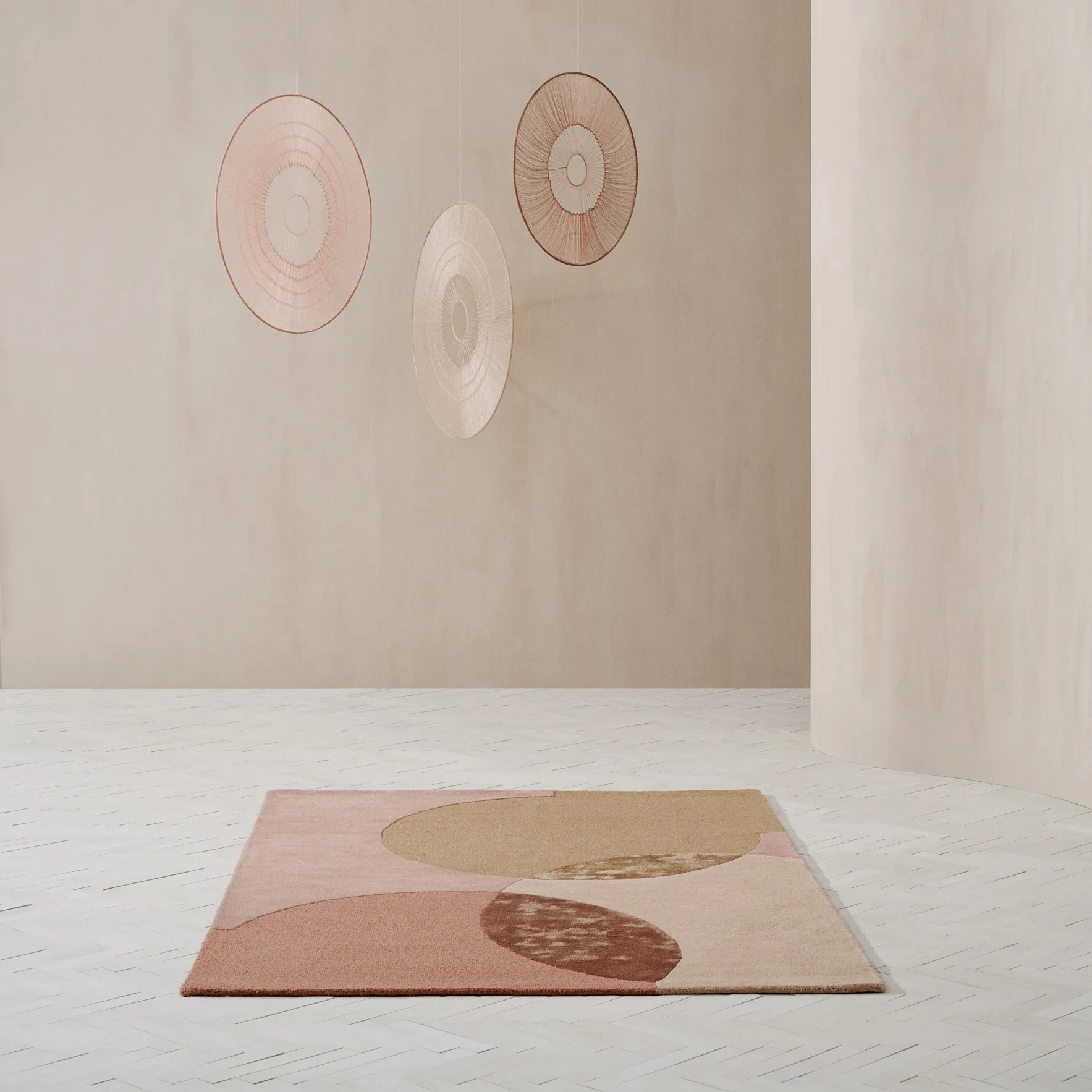 Alfombra Caldera 140x200 cm, Mustard Linie Design