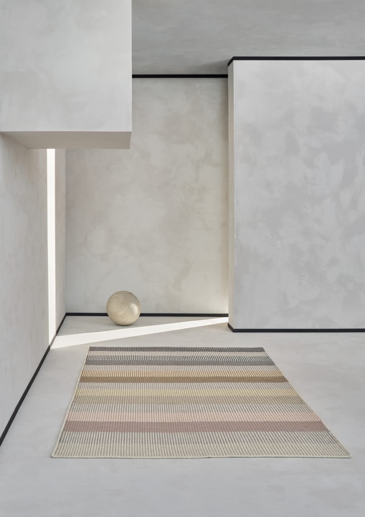 Alfombra de lana Devise 80 x280 cm, Mustard Linie Design