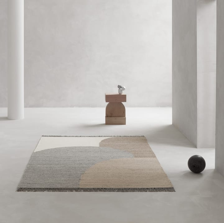 Alfombra de lana Eik 140x200 cm, Grey Linie Design