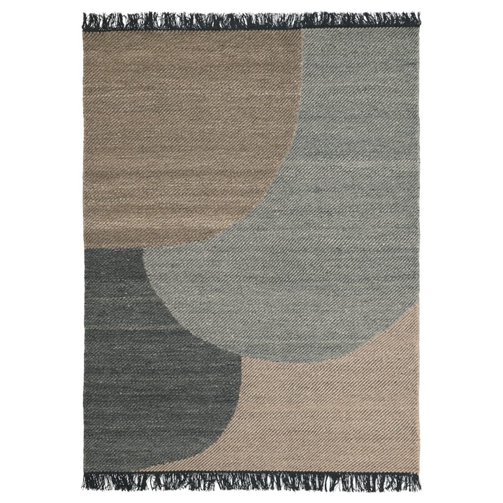 Alfombra de lana Eik 170x240 cm - Charcoal - Linie Design