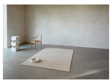 Alfombra de lana Halo Cloud - Beige, 140x200 cm - Linie Design