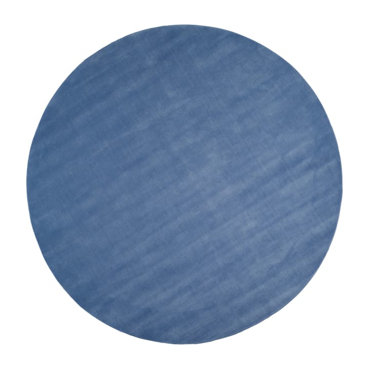 Alfombra de lana Halo Cloud redonda Ø250 cm - Blue - Linie Design