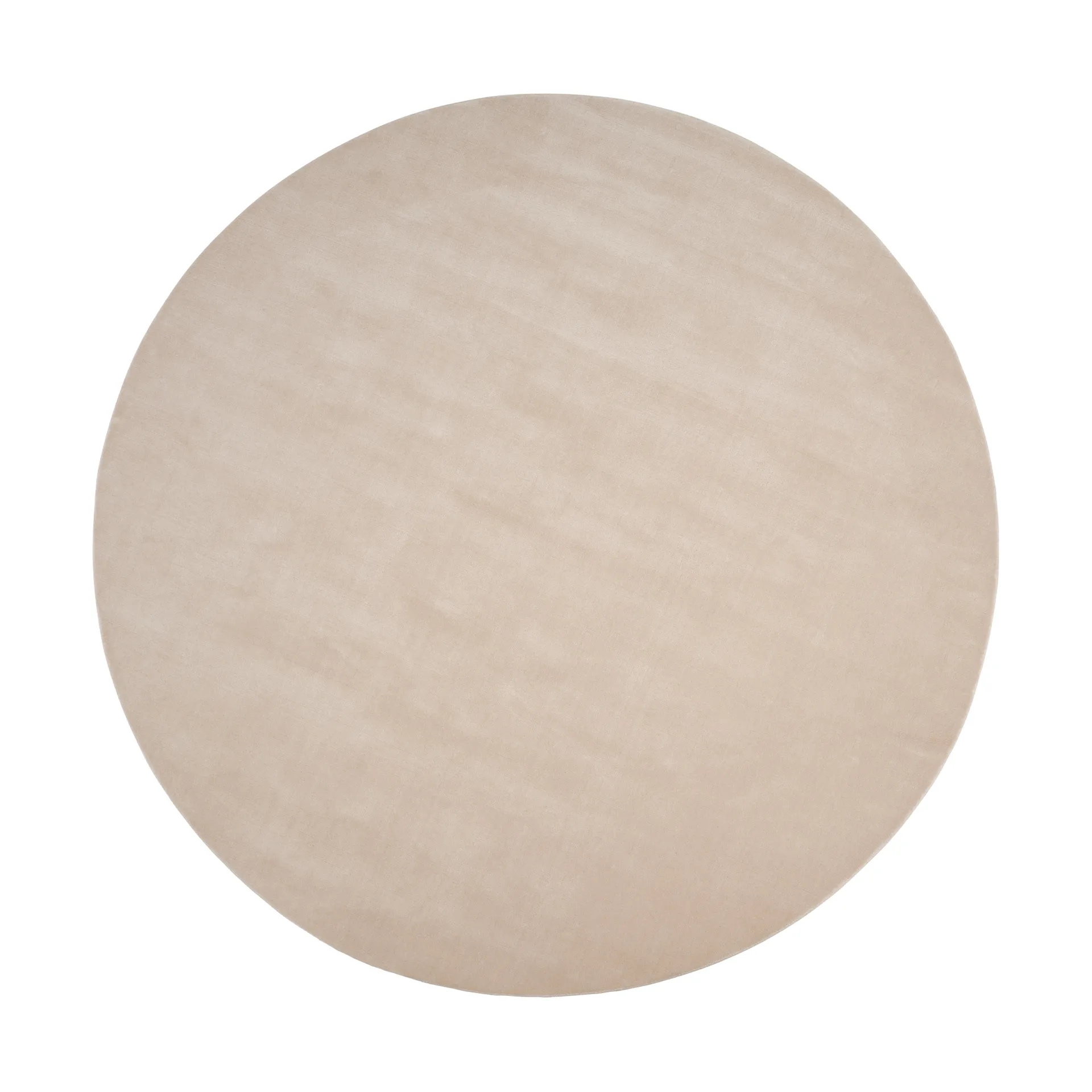 Alfombra de lana Halo Cloud redonda, Beige, Ø300 cm Linie Design