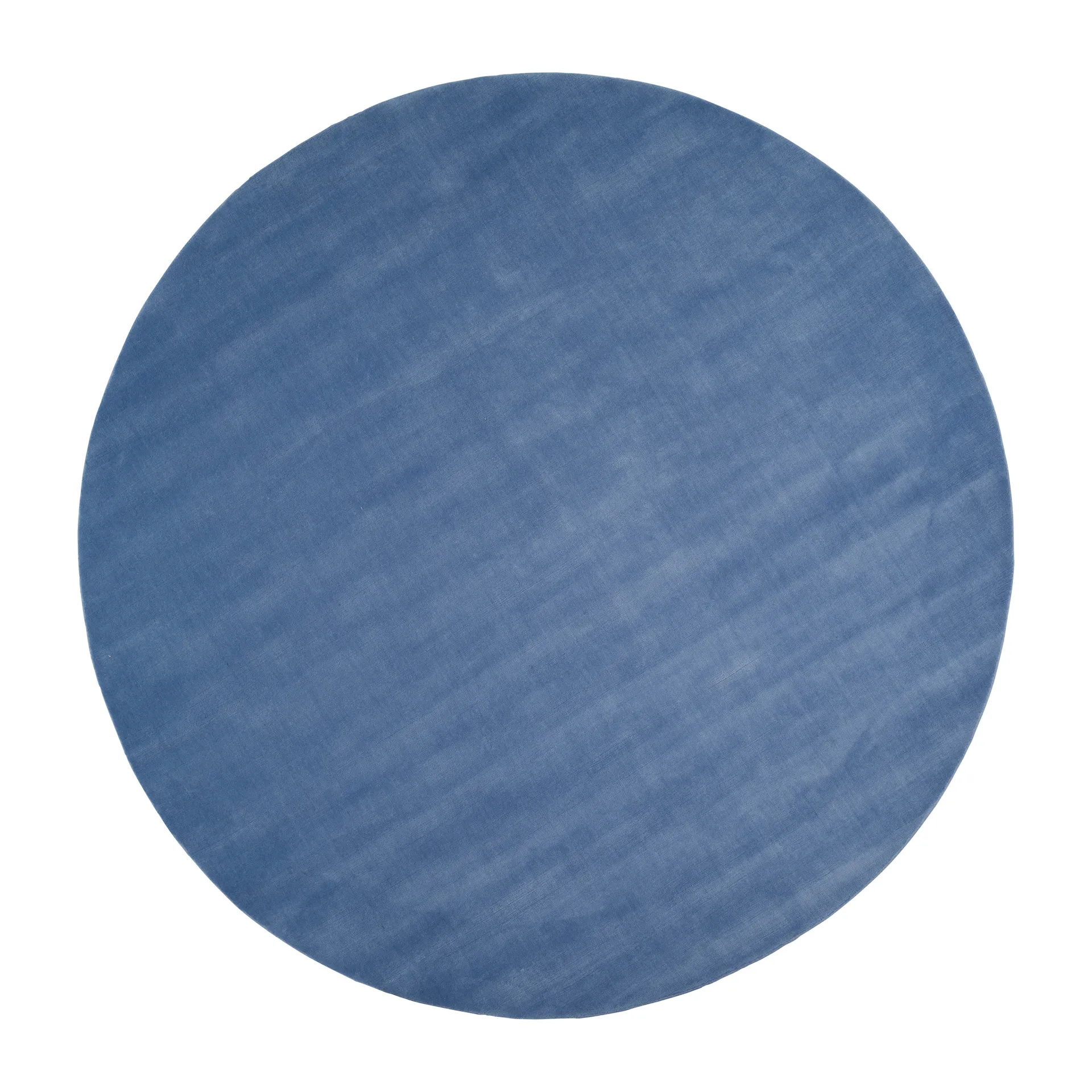 Alfombra de lana Halo Cloud redonda, Blue, Ø250 cm Linie Design
