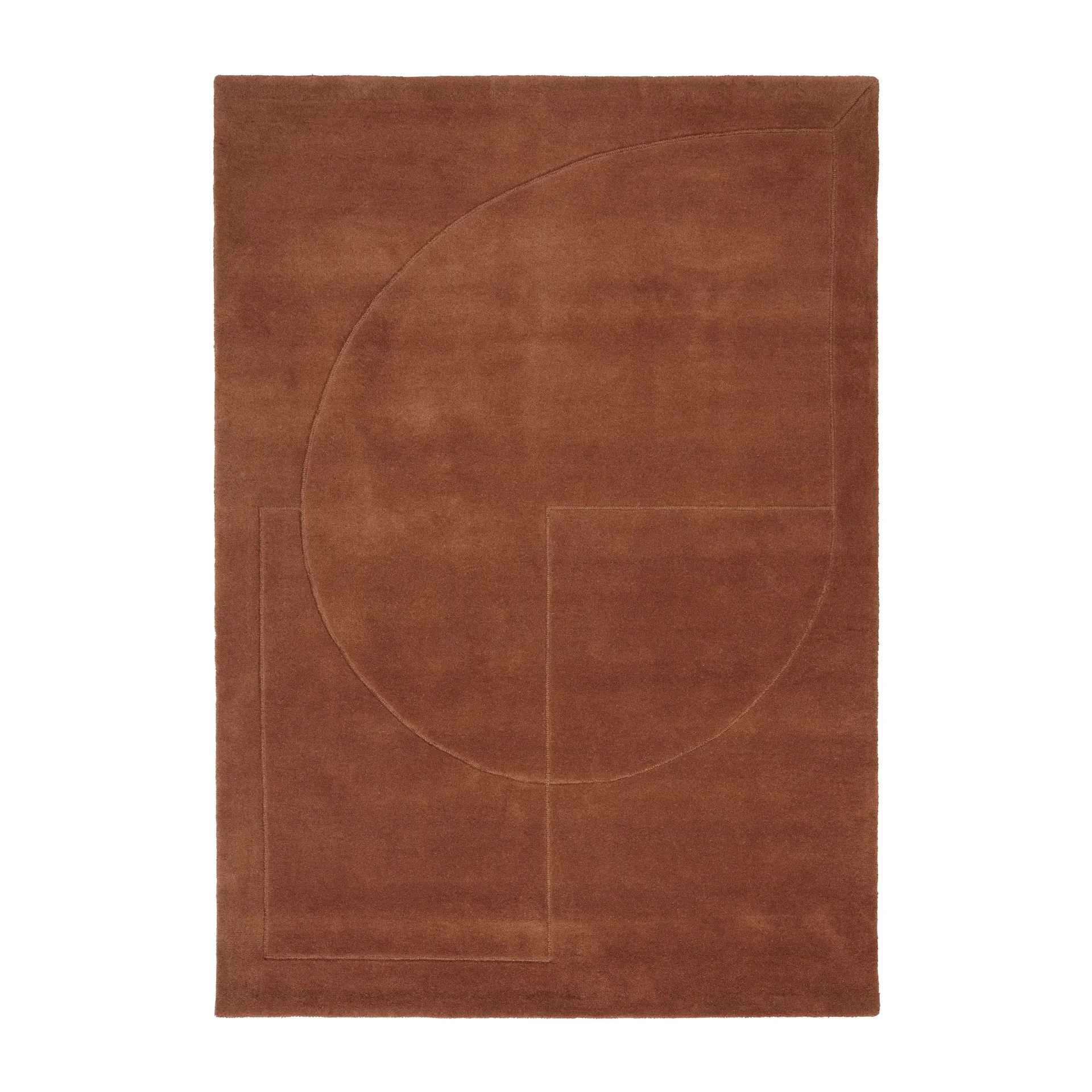 Alfombra de lana Lineal Poem, Amber, 140x200 cm Linie Design