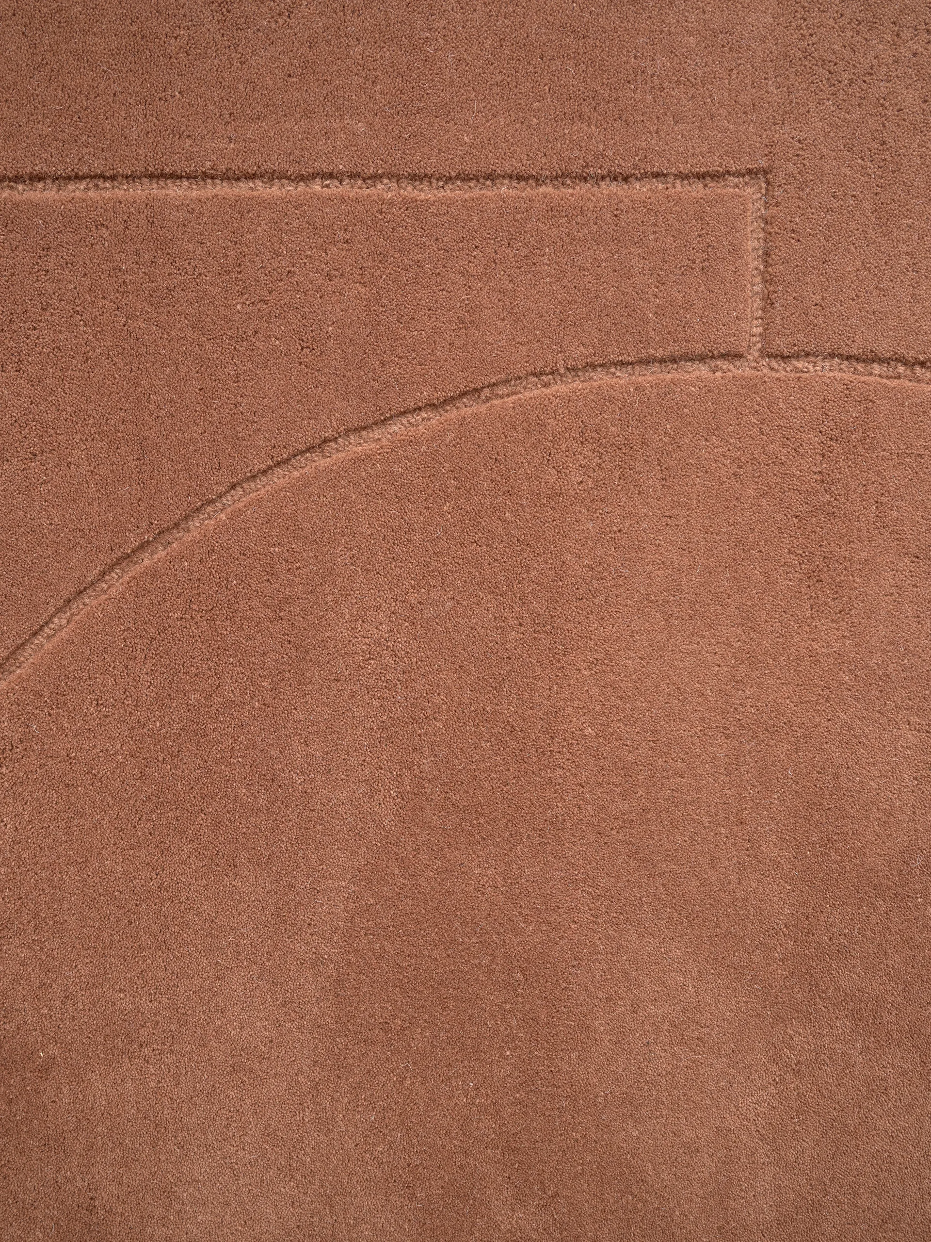 Alfombra de lana Lineal Poem, Amber, 140x200 cm Linie Design