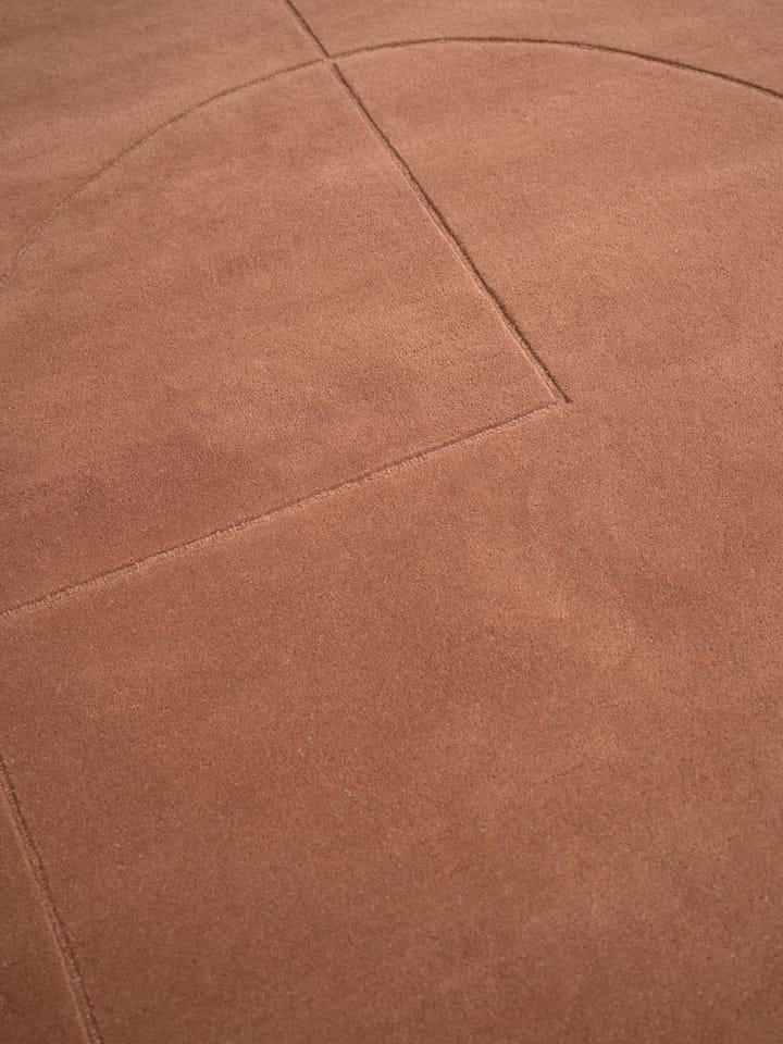 Alfombra de lana Lineal Poem, Amber, 140x200 cm Linie Design