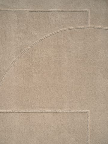 Alfombra de lana Lineal Poem - Beige, 140x200 cm - Linie Design