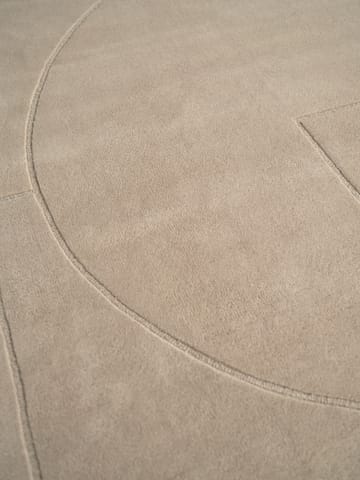 Alfombra de lana Lineal Poem - Beige, 140x200 cm - Linie Design
