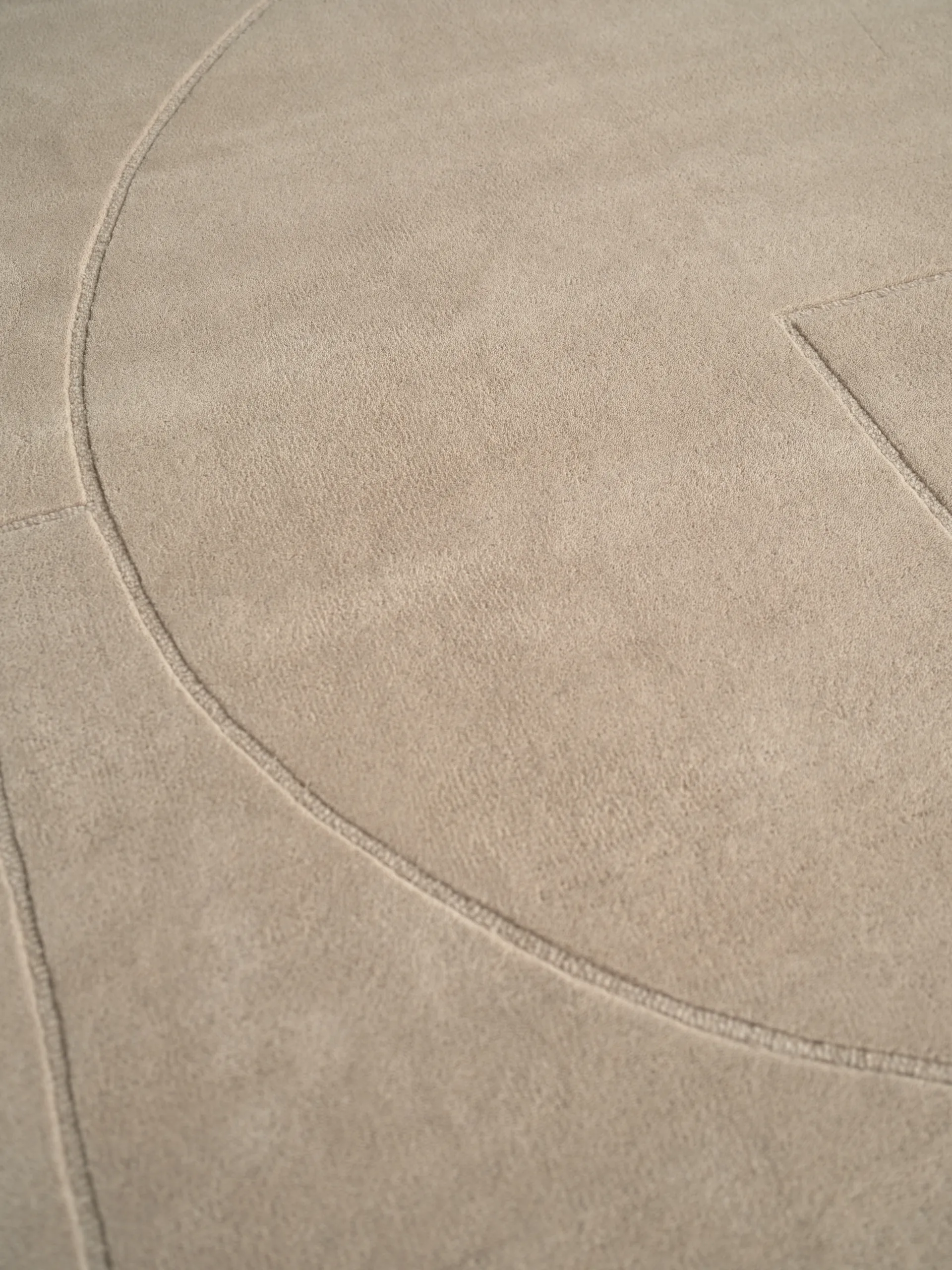 Alfombra de lana Lineal Poem, Beige, 250x350 cm Linie Design