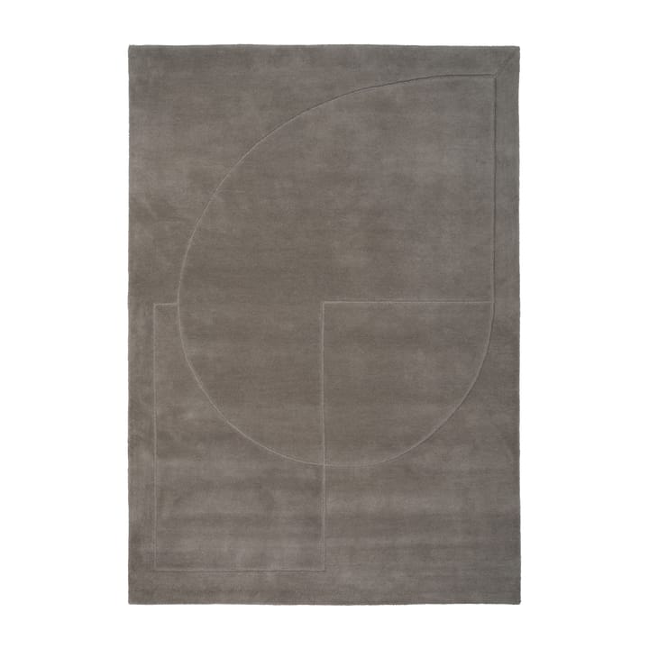 Alfombra de lana Lineal Poem - Grey, 170x240 cm - Linie Design