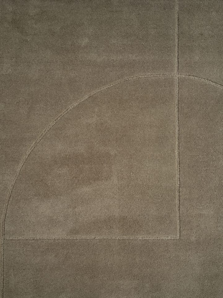 Alfombra de lana Lineal Poem - Moss, 170x240 cm - Linie Design