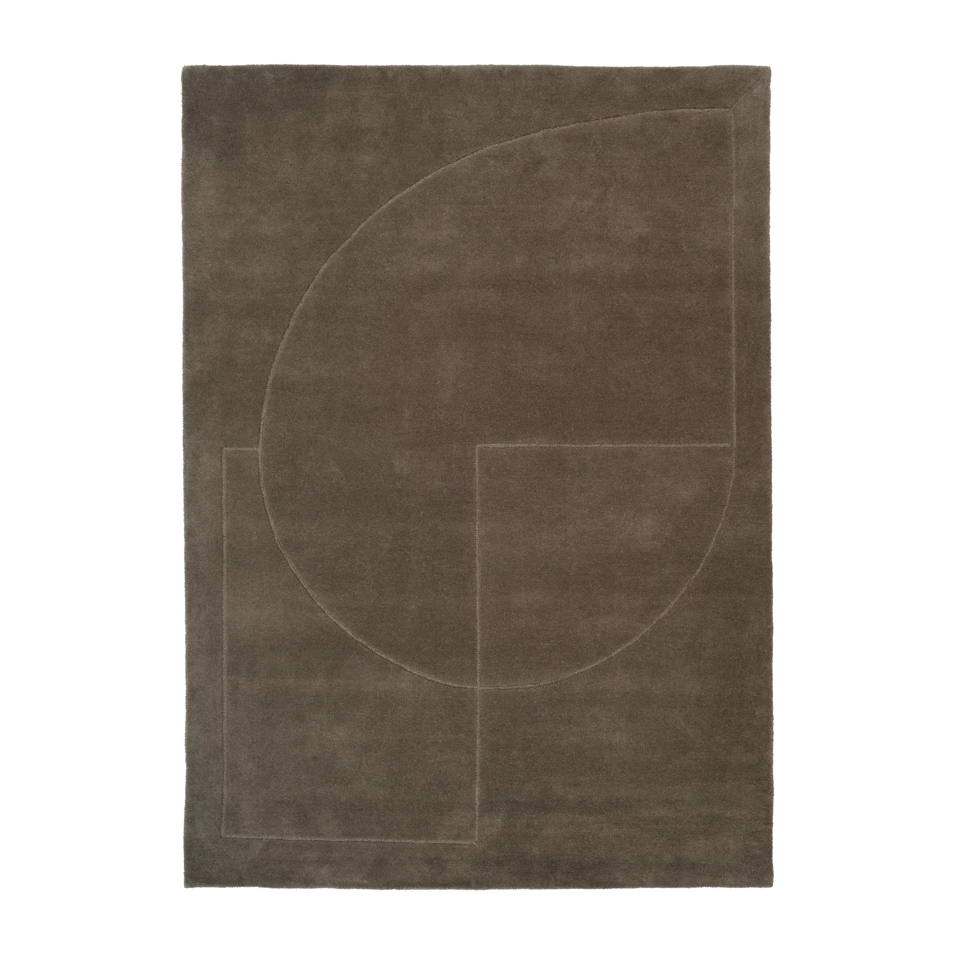 Alfombra de lana Lineal Poem, Moss, 200x300 cm Linie Design