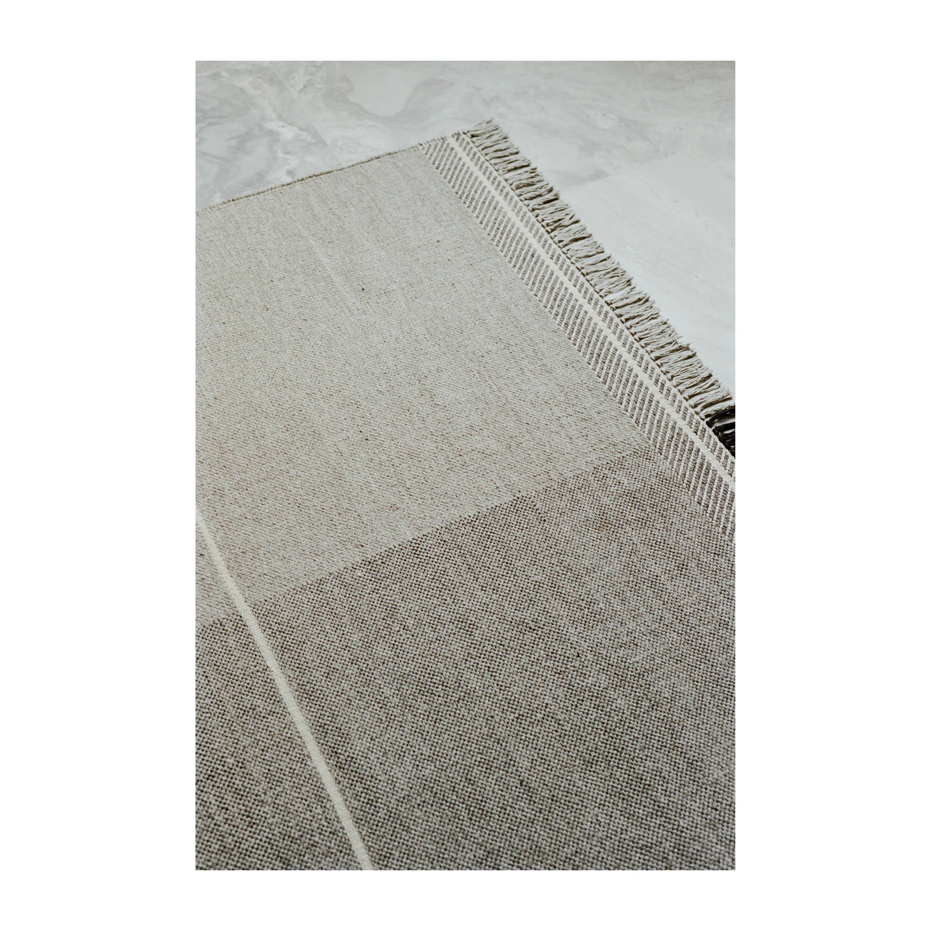 Alfombra de lana Mindful Soul 250x350 cm, Stone-beige Linie Design