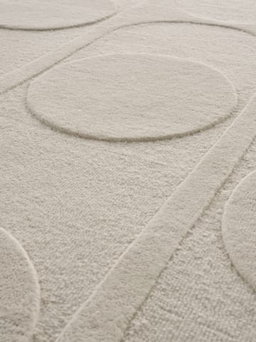 Alfombra de lana Orb Alliance - White, 200x300 cm - Linie Design