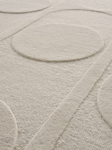 Alfombra de lana Orb Alliance - White, 250x350 cm - Linie Design