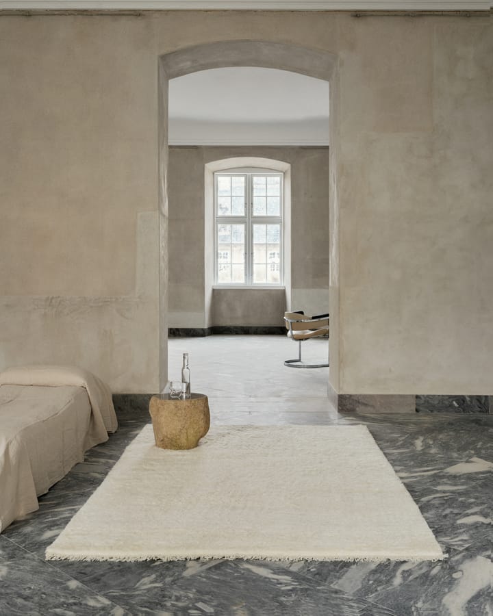 Alfombra de lana Soft Savannah - White, 140x200 cm - Linie Design