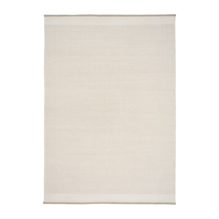 Alfombra de lana Stratum Echo - White, 140x200 cm - Linie Design