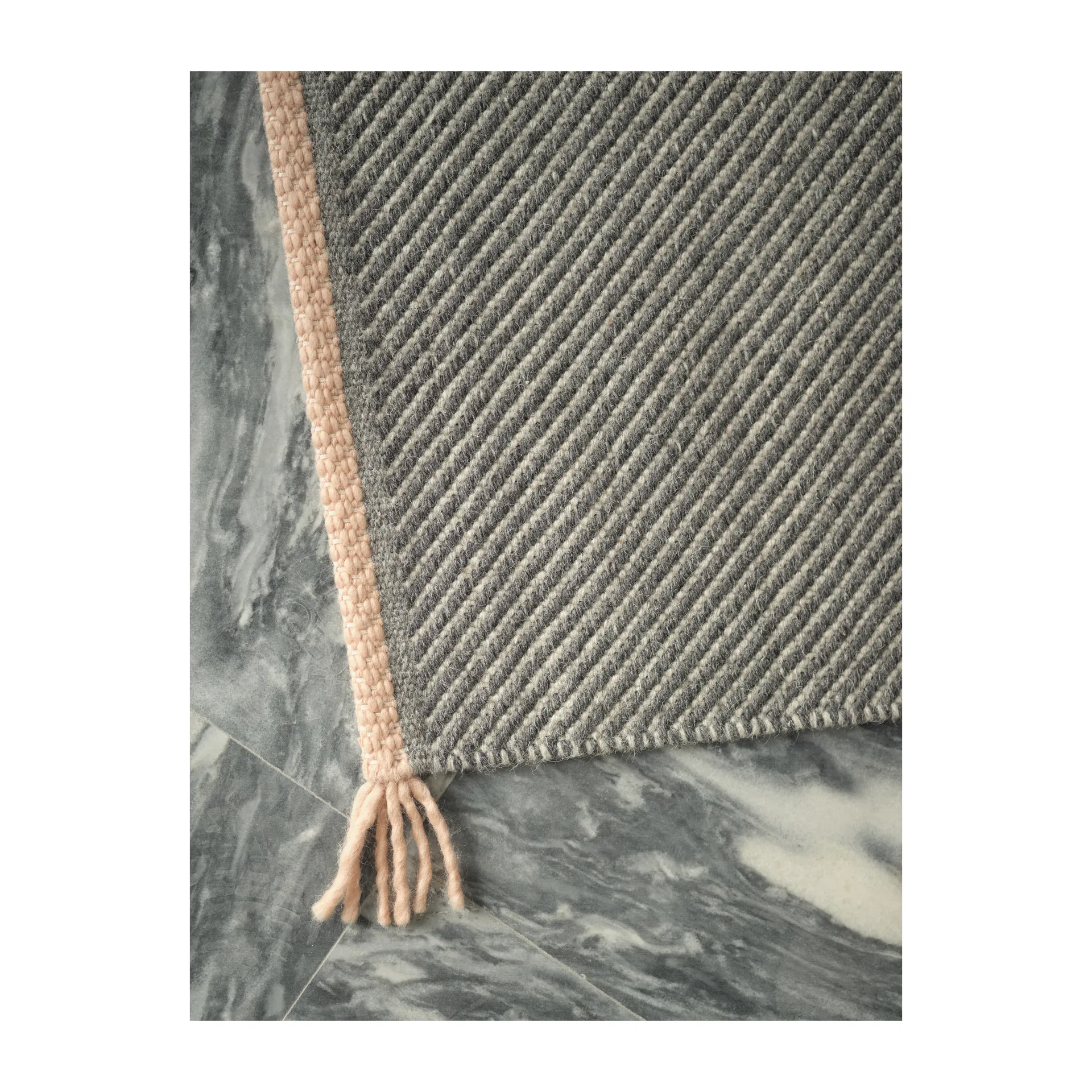 Alfombra de lana Vision Walk 170x240 cm, Grey-rose Linie Design
