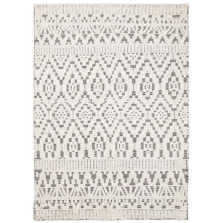 Alfombra de lana Zelbio 170x240 cm - White-black - Linie Design