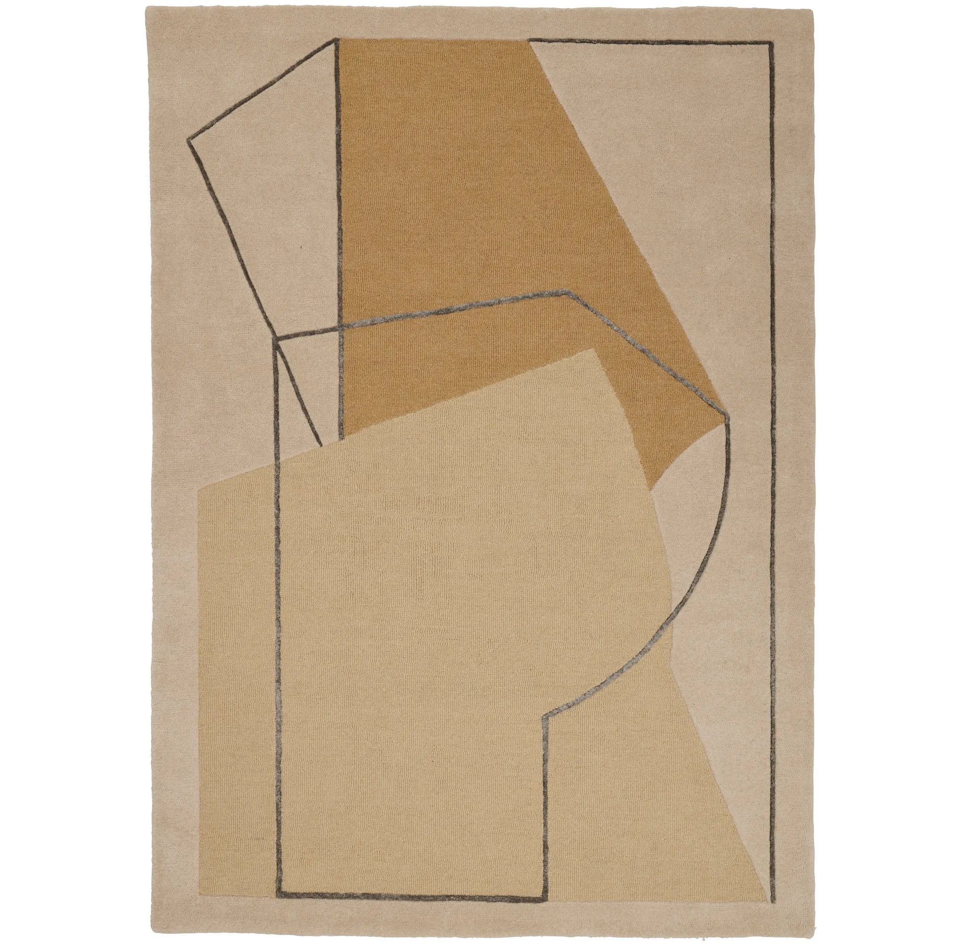 Alfombra Furbo 140x200 cm, Yellow Linie Design