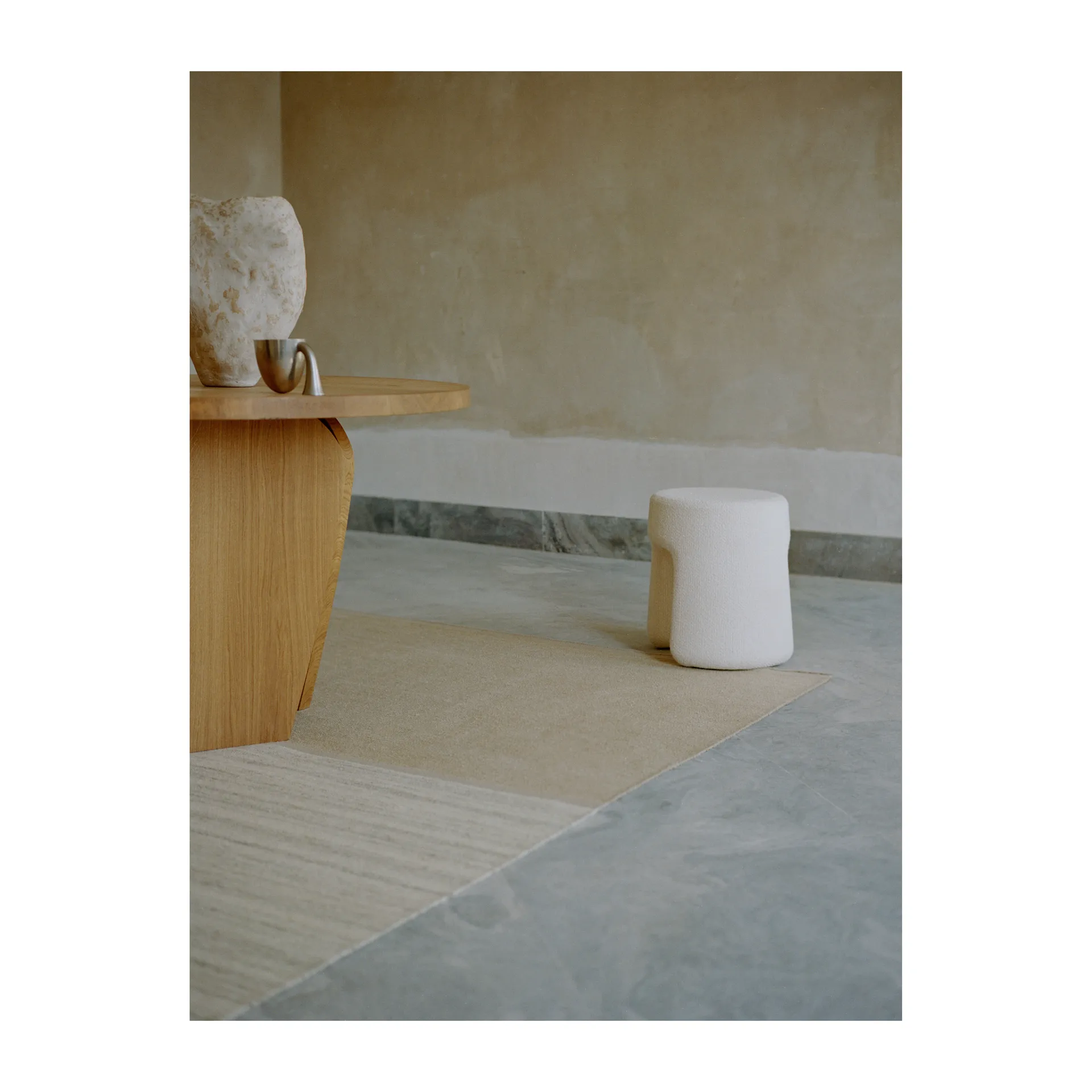 Alfombra Future Seeds 140x200 cm, Beige Linie Design