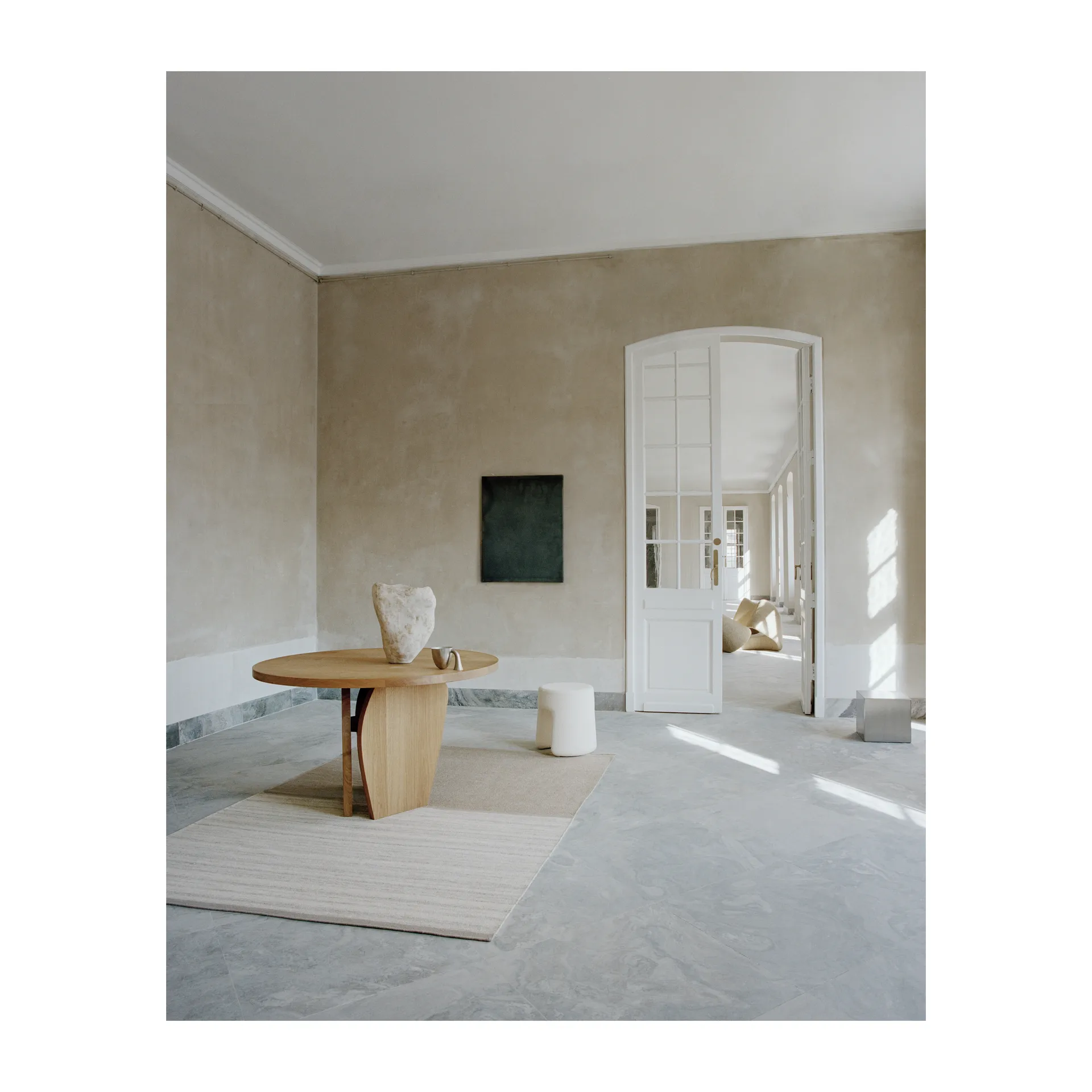 Alfombra Future Seeds 250x350 cm, Beige Linie Design