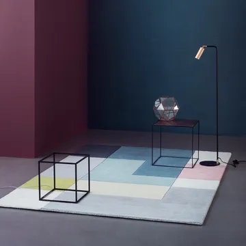 Alfombra Ometri - Aqua, 170x240 cm, aqua, 170x240 cm - Linie Design