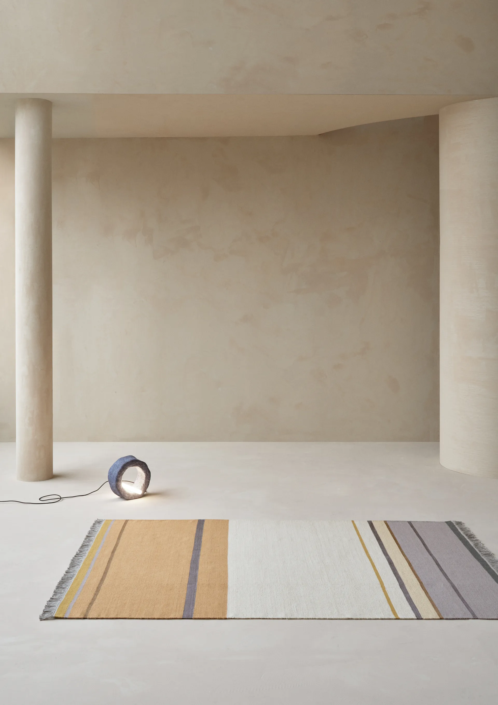 Alformbra Metallum 140 x 200 cm, Mustard Linie Design