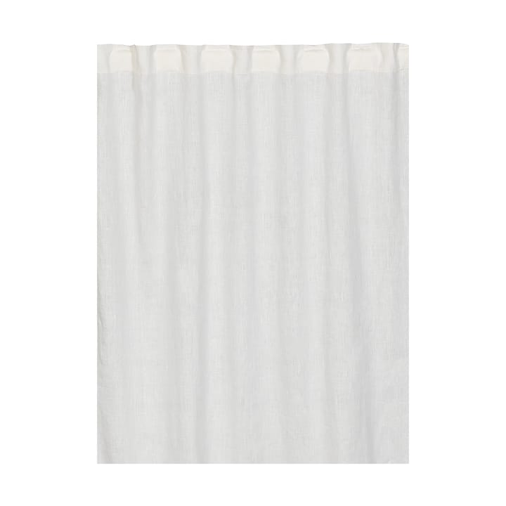 2 Cortinas con banda West, Blanco Linum