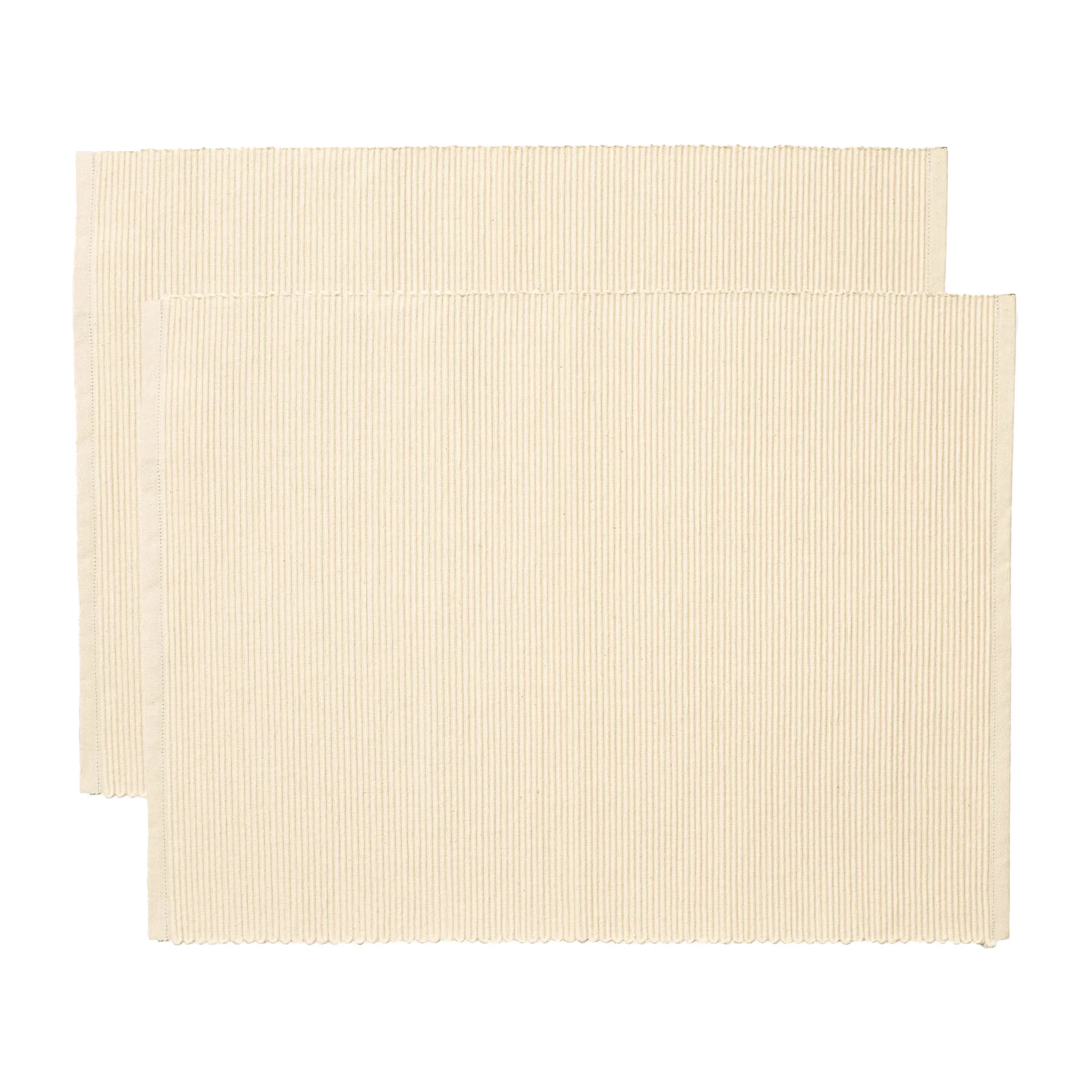 2 Manteles individuales Uni 35x46 cm, Beige cremoso Linum