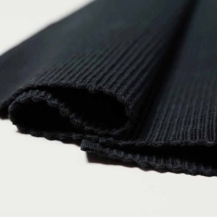 2 Manteles individuales Uni 35x46 cm, negro Linum