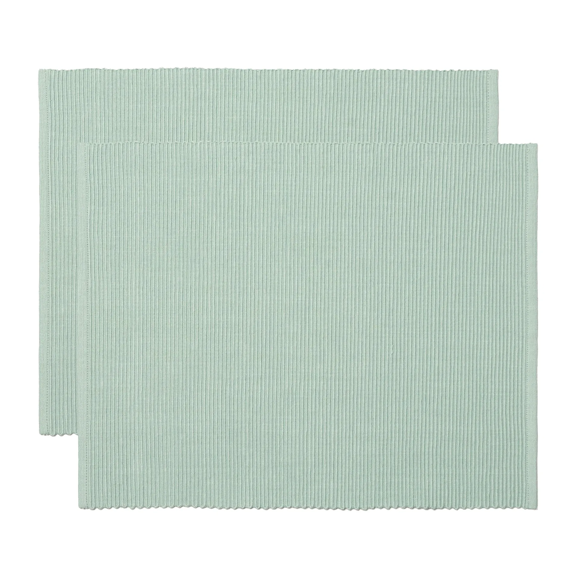 2 Manteles individuales Uni 35x46 cm, verde hielo Linum