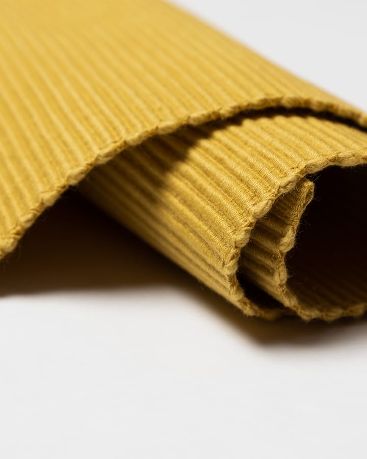 4 Manteles individuales Uni 35x46 cm, Amarillo mostaza Linum