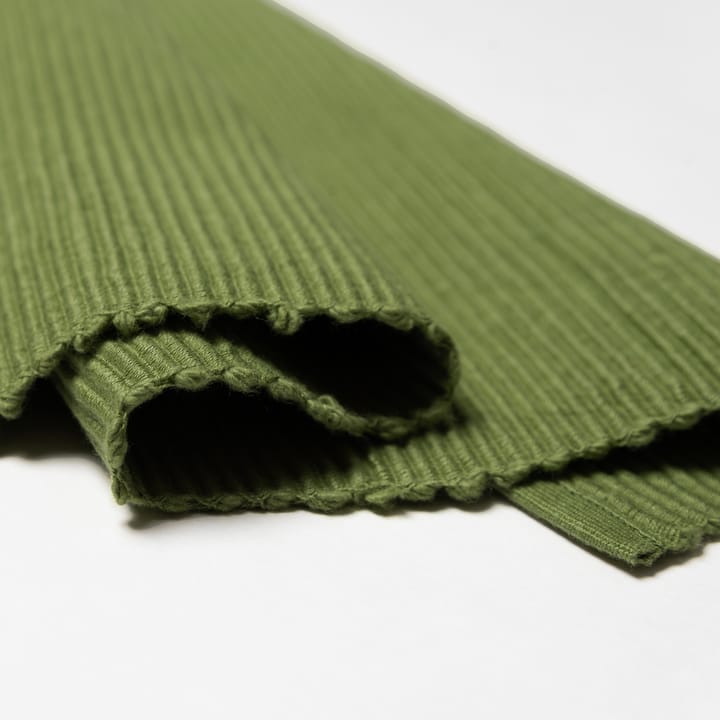 4 Manteles individuales Uni 35x46 cm, Verde musgo Linum