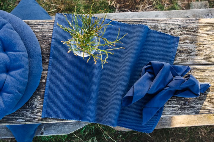 4 Servilletas Robert, Azul índigo Linum