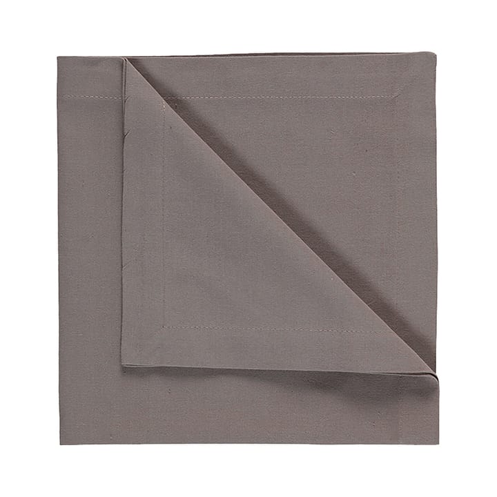 4 Servilletas Robert - Marrón topo - Linum