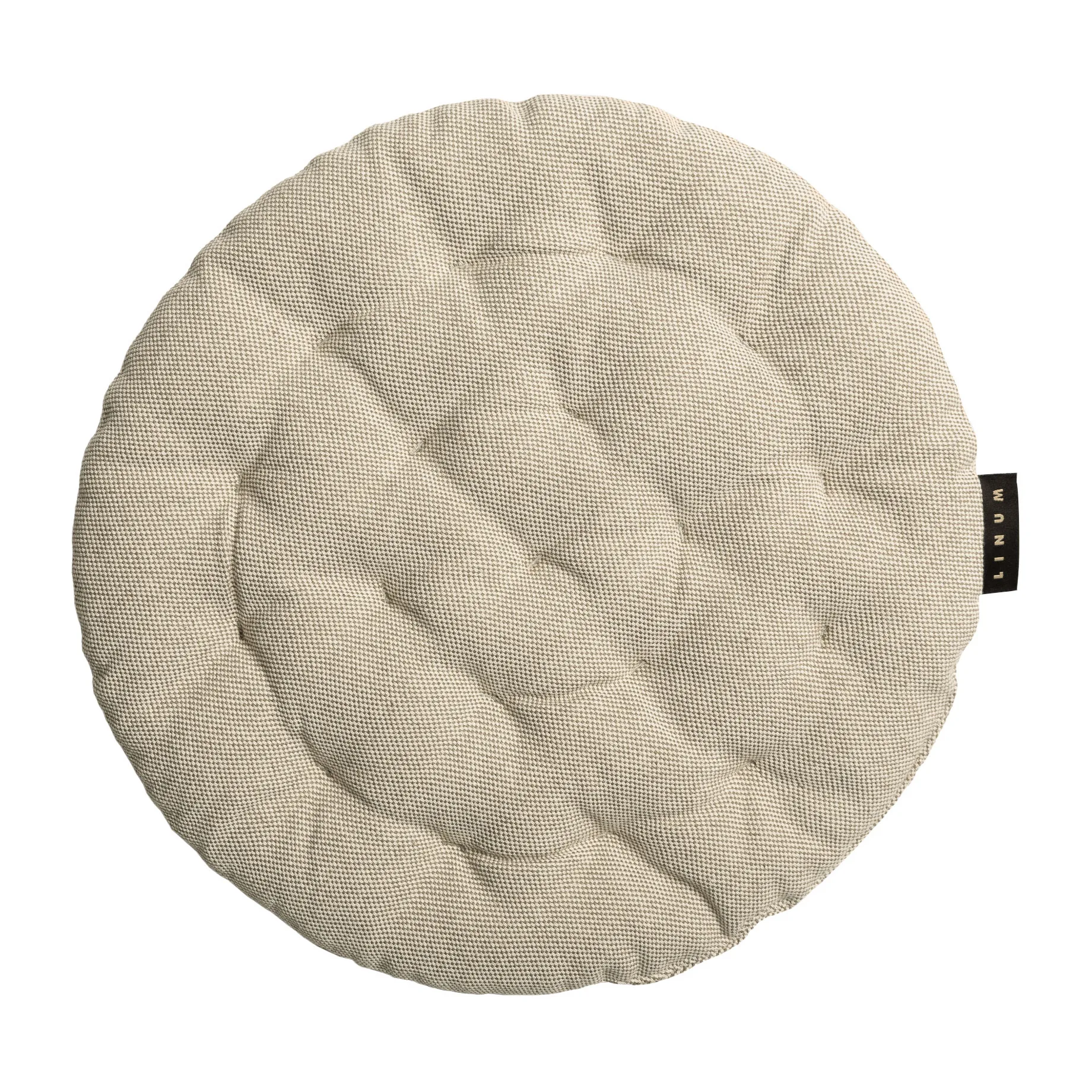 Cojín de silla Pepper Ø37 cm, Marrón bronce Linum
