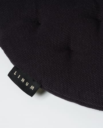 Cojín de silla Pepper Ø37 cm - Negro - Linum