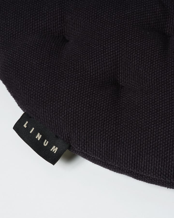 Cojín de silla Pepper Ø37 cm, Negro Linum