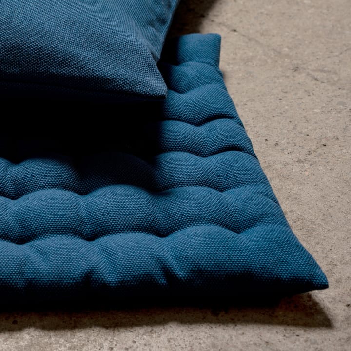 Cojín para silla Pepper 40x40 cm - azul índigo - Linum