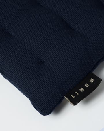 Cojín para silla Pepper 40x40 cm - Azul marino oscuro - Linum