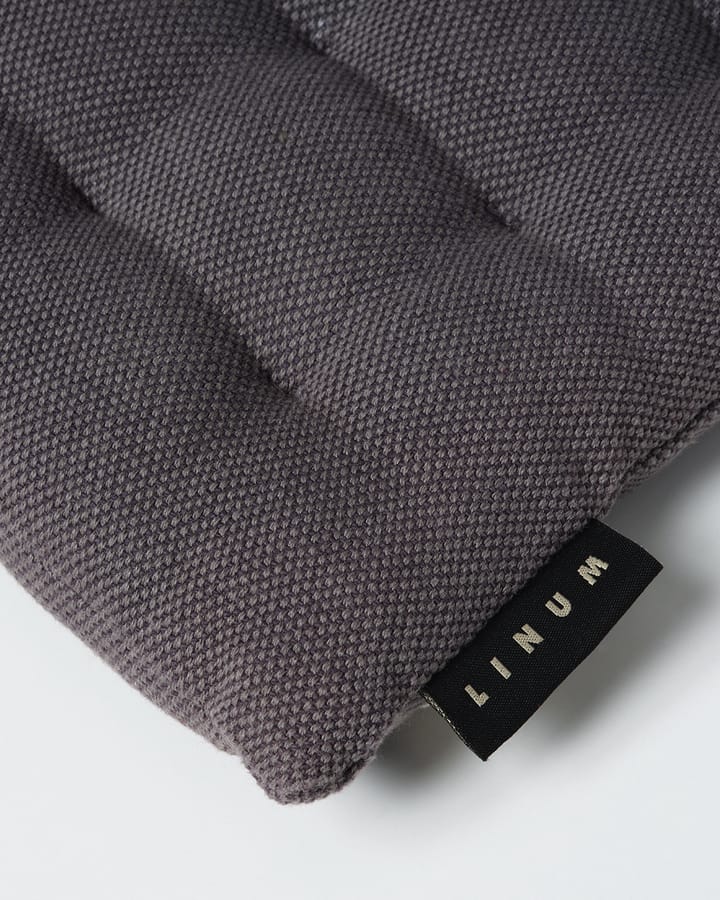 Cojín para silla Pepper 40x40 cm, gris granito Linum