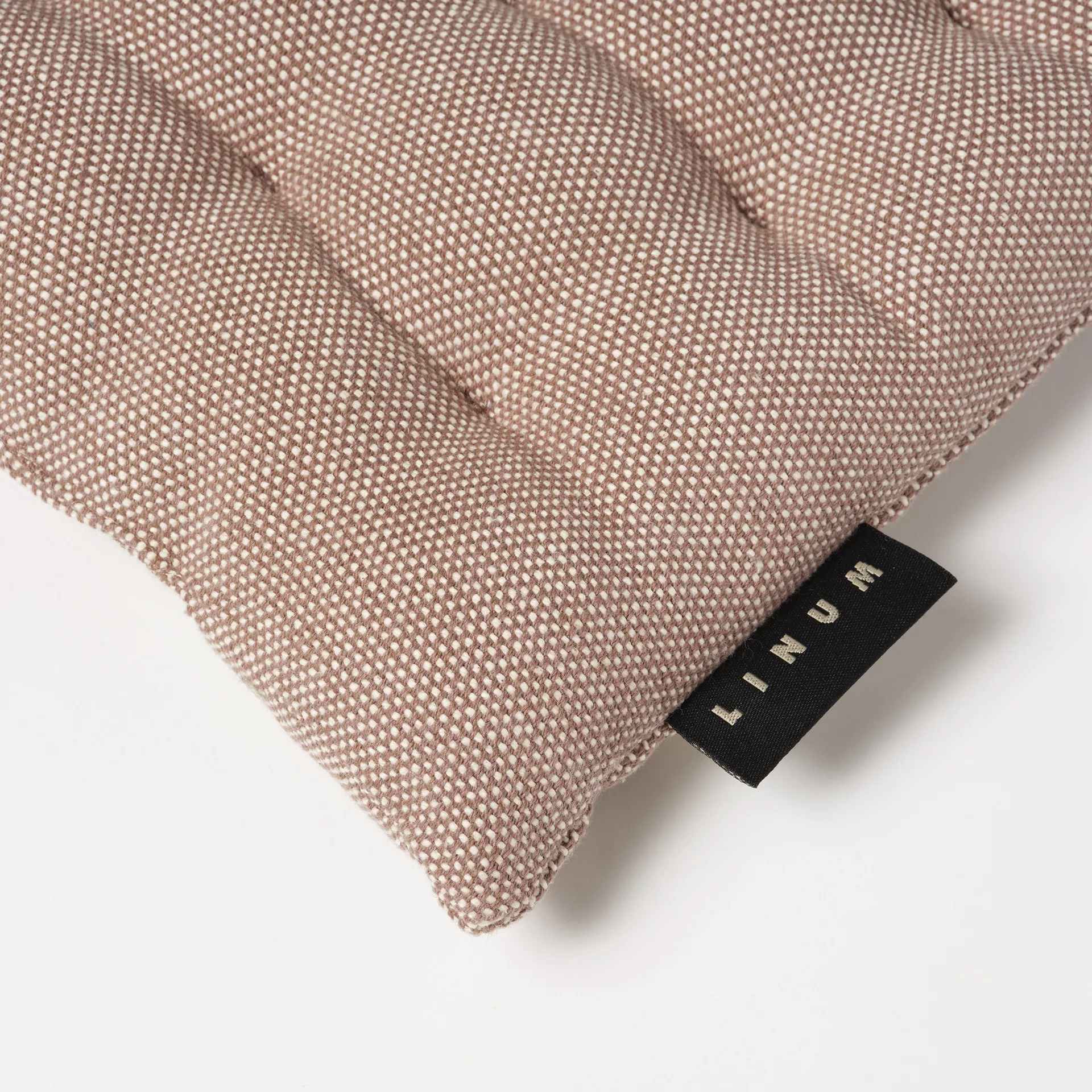 Cojín para silla Pepper 40x40 cm, Marrón topo oscuro Linum