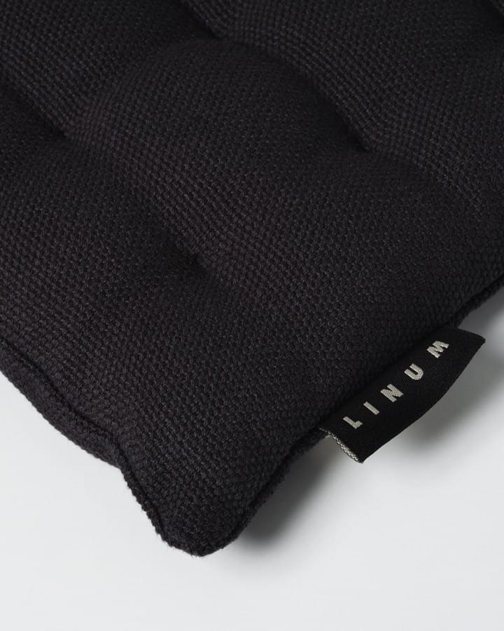 Cojín para silla Pepper 40x40 cm, Negro Linum