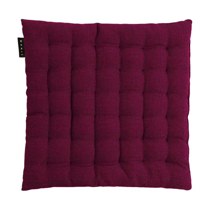 Cojín para silla Pepper 40x40 cm - Rojo burdeos - Linum