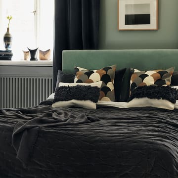 Colcha de cama Paolo 260x270 cm - gris oscuro - Linum